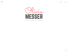 Tablet Screenshot of oliviamesser.com